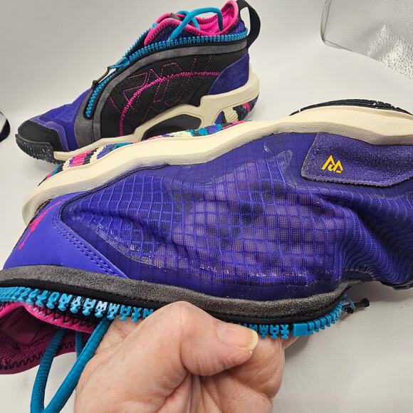 Nike Jordan Why Not Zer0.6 Bright Concord Basketball Shoes Men's Size 11 - Picture 12 of 13